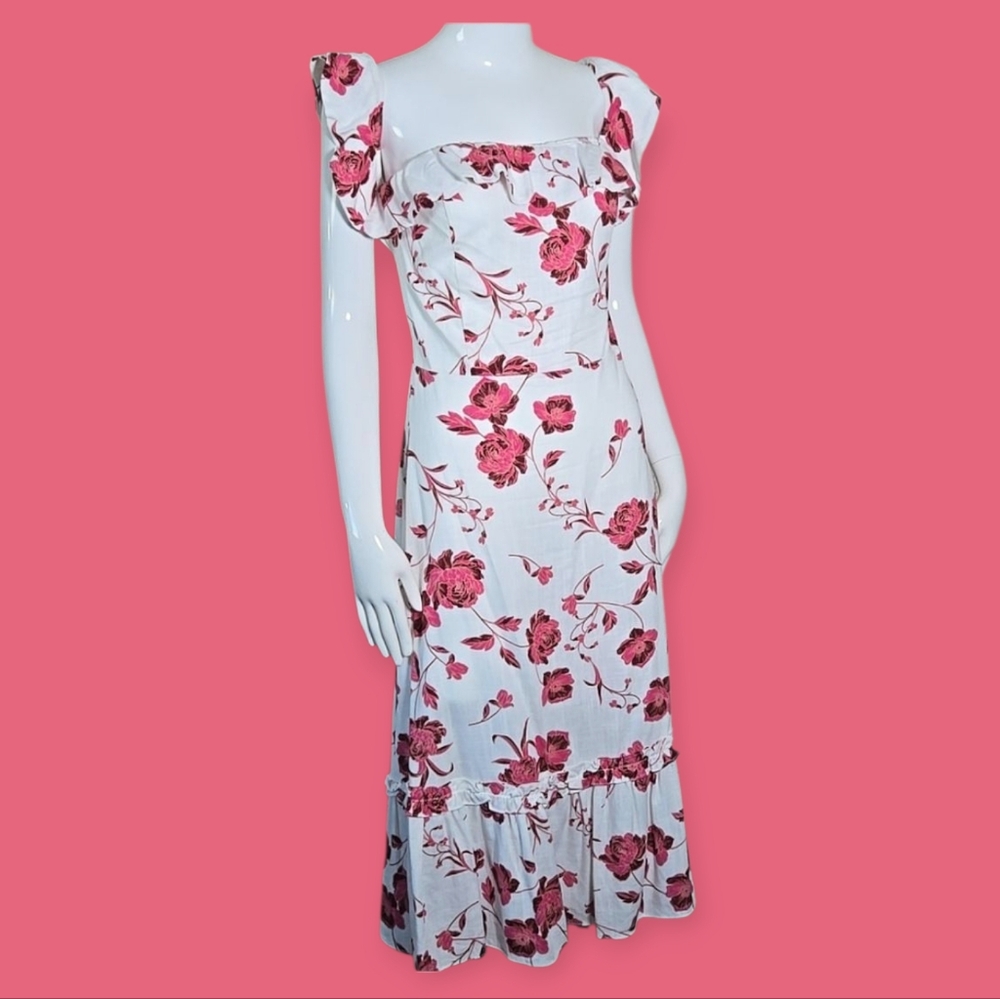 MISA MAXI  FLORAL DRESS